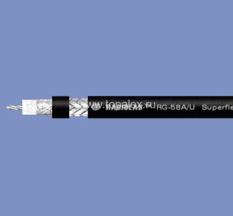 Кабель RG-58 A/U(витой центральный проводник)